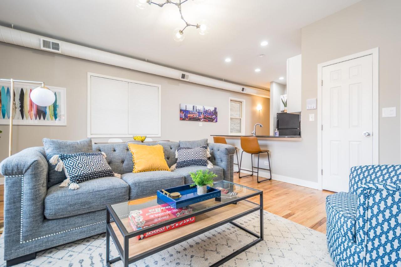 Vibrant And Modern 2-Bedroom Home Near Downtown Chicago Extérieur photo